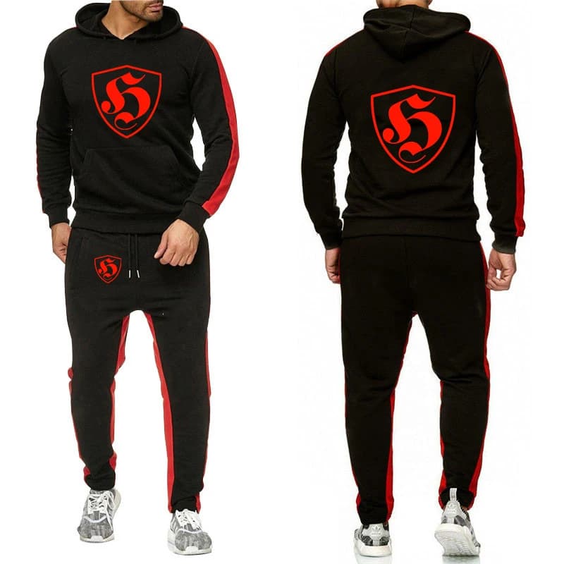 Football Hooligans Men's solid-color suits are suitable for spring and autumn and come in various patterns hoodies