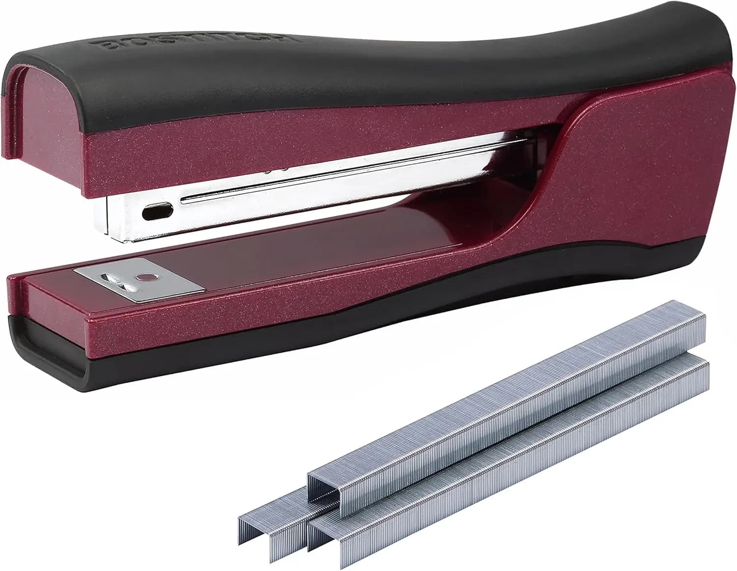 Cucitrice verticale 4 in 1, capacità 20 fogli, con affilatore e strappacarte integrati, magenta