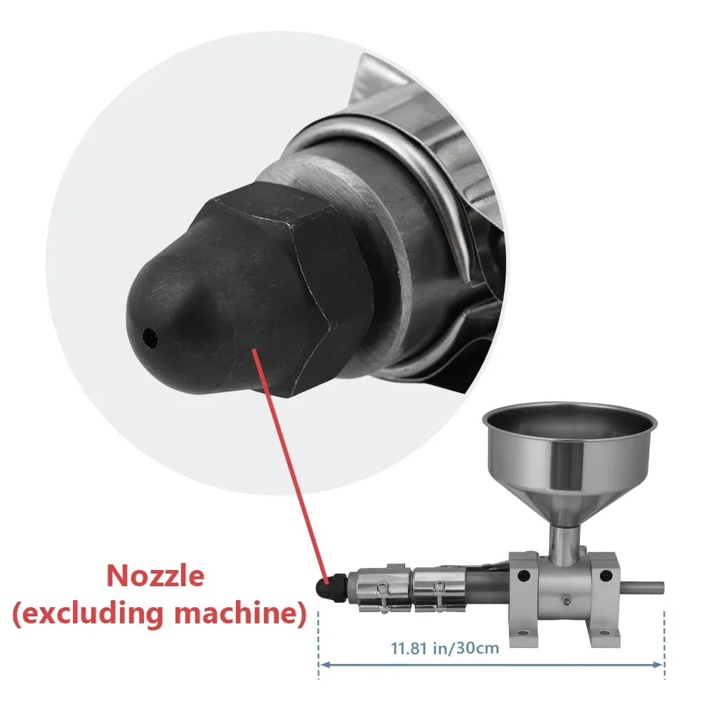 Ugello per Estrusione Filamento 1.75mm in Acciaio 316L per Stampante 3D Desktop e Riciclo Plastica