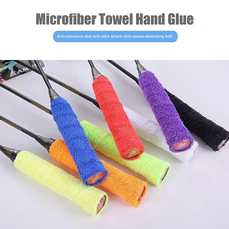 3 pezzi asciugamano colla grip badminton racchetta da tennis overgrips nastro racchetta grip grip antiscivolo fascia sudore badminton