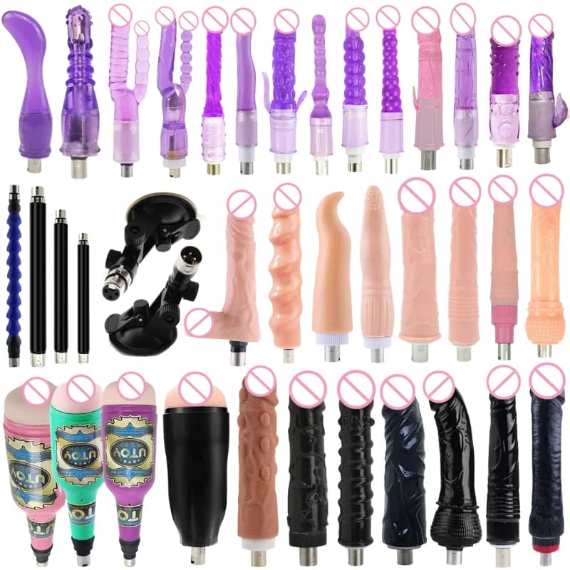 Rough Beast 3XLR Sex Machine allegati Extension Rod Tube Love Machines accessori a 3 poli Cannon Dildo tazza per masturbazione maschile