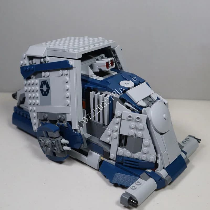 830 PCS Sci-Fi Battle Tank Building Block Assembly Educational Vehicle Model Toy Gift for Adult Holiday Birthday Home Decoration