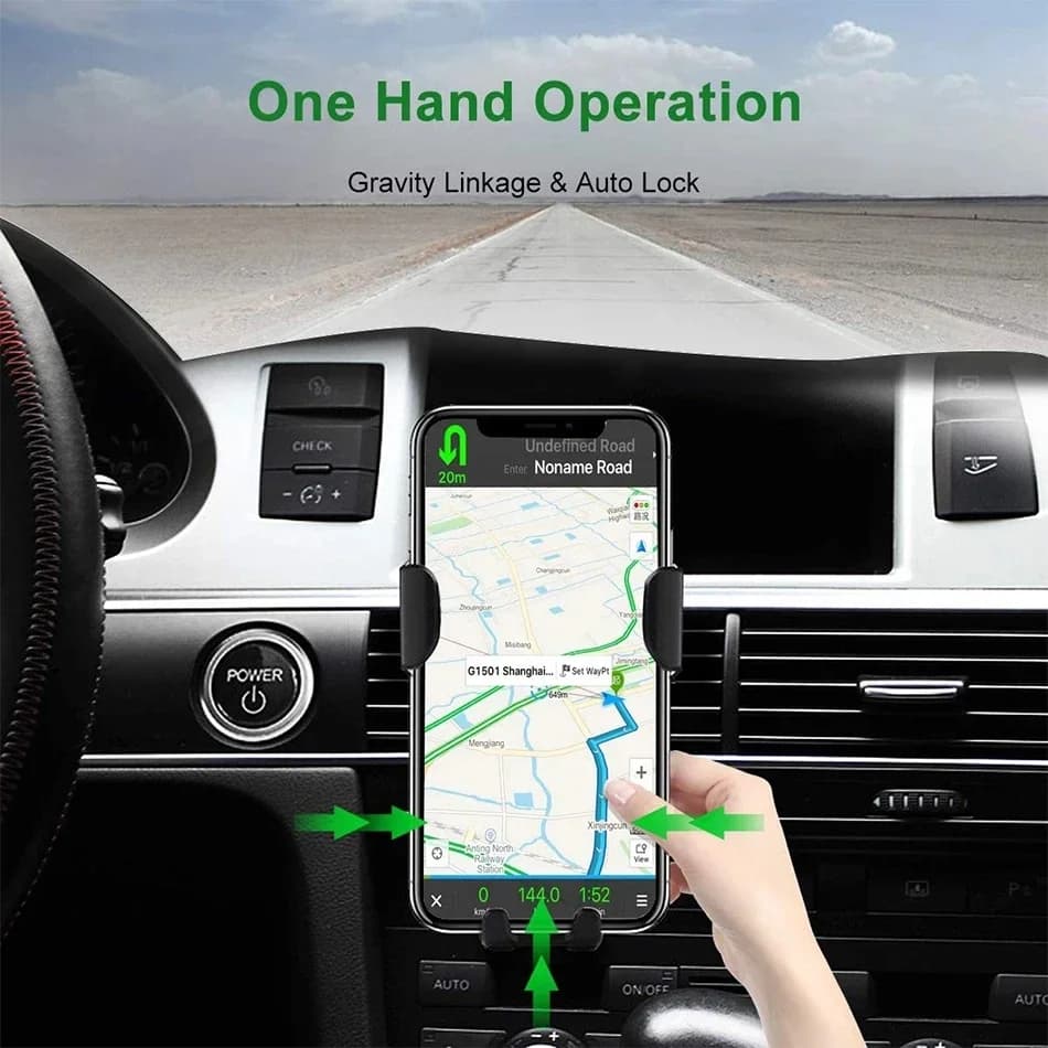 30 W wireless car charger. Fast charging stand for iPhone15/14/13/12/11 ProMax, Xiaomi, Samsung. Phone support included