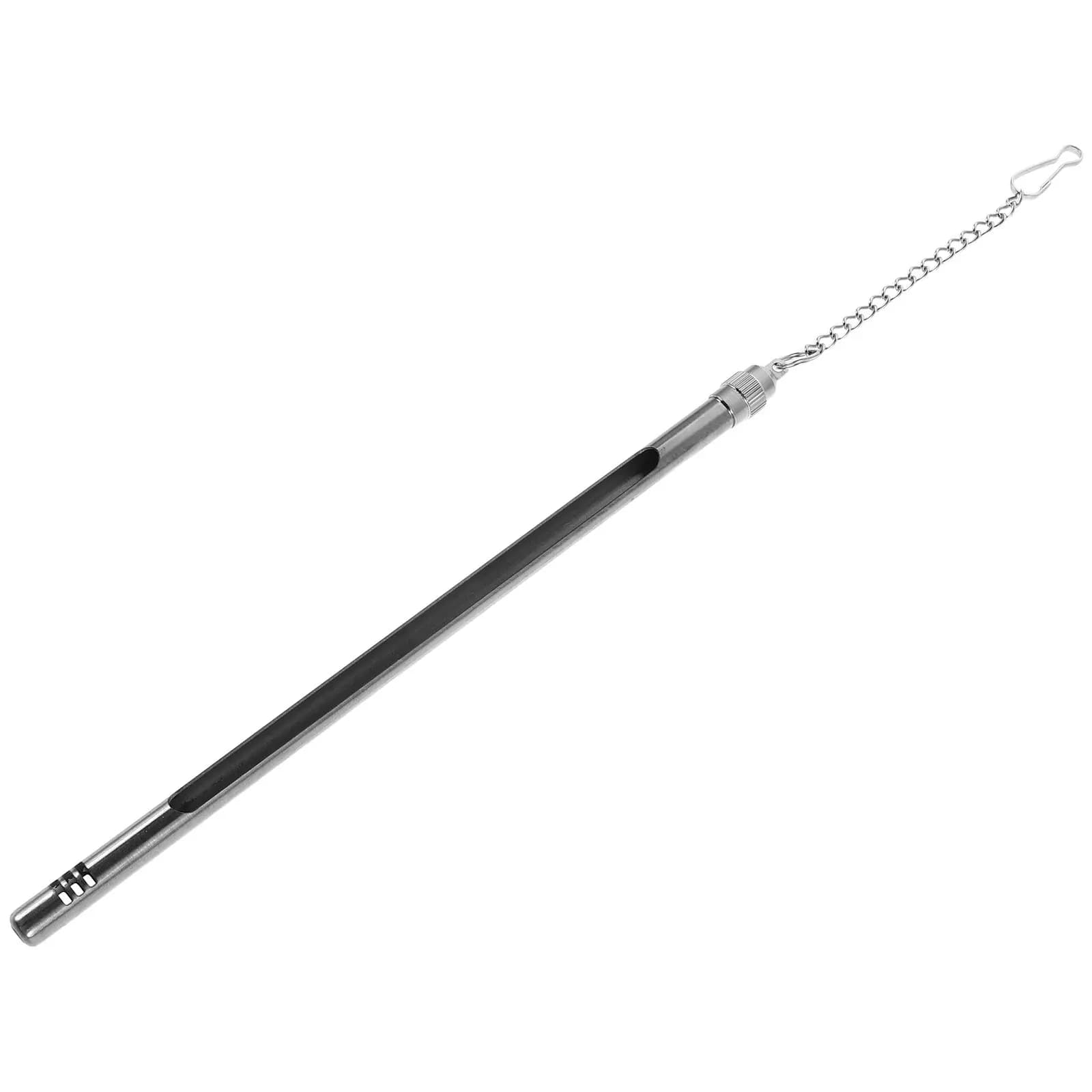 Thermometer Protective Case Stainless Steel - Robust Metal Shell for Glass Rod Probes Enhanced Impact Resistance Lab Factory Use