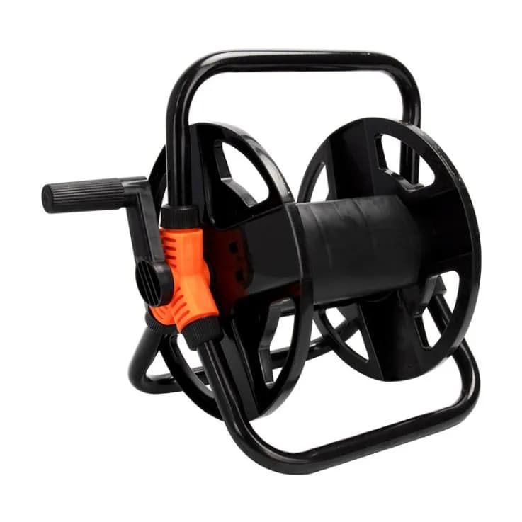 "Wood wrapper trolley – Motorized spraying system with tube container (portable design)"