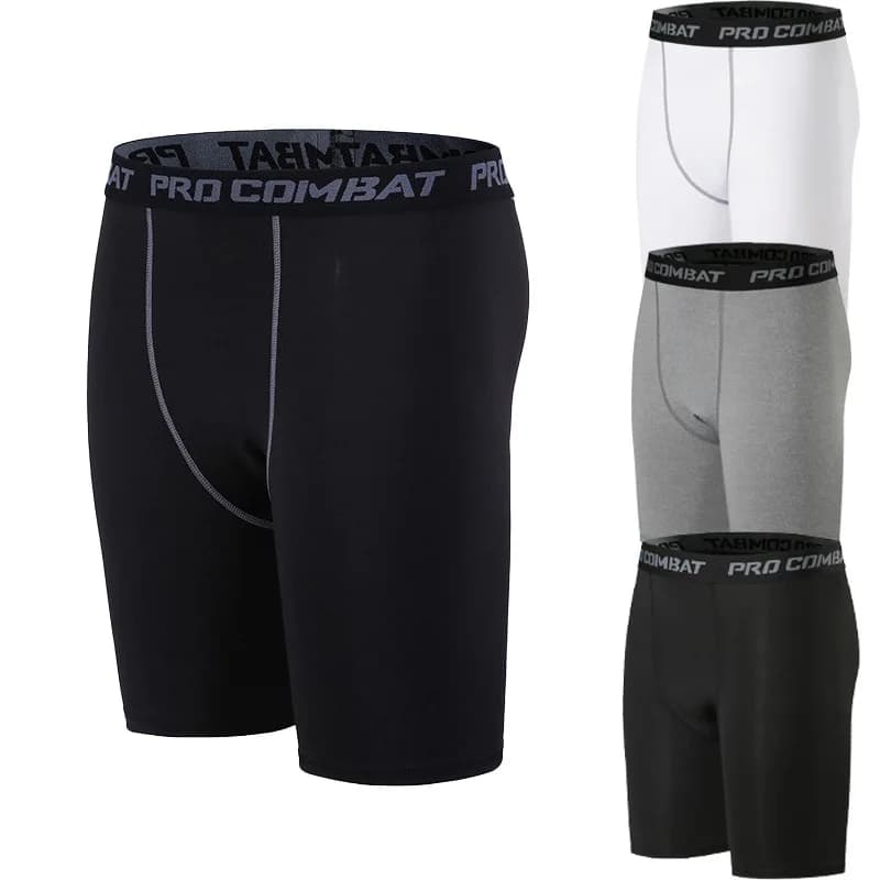 Shorts Gym Training Soccer Running Shorts Breathable Quick Dry Elasticity Sportswear Thin Tight Men's Shorts
