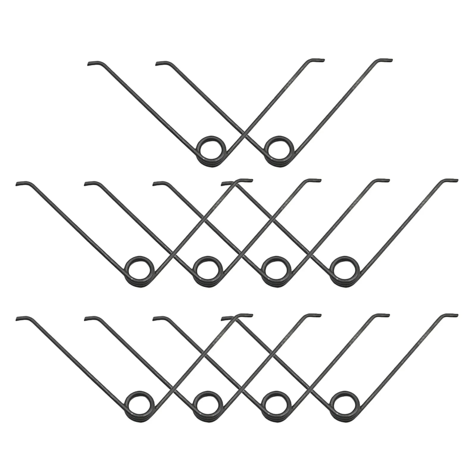 10 Pezzi Molle di Ricambio a V in Acciaio Inossidabile Antiruggine Flessibili per Forbici da Potatura, Trimmer da Giardino, Cesoie Manuali e Potatori per Alberi