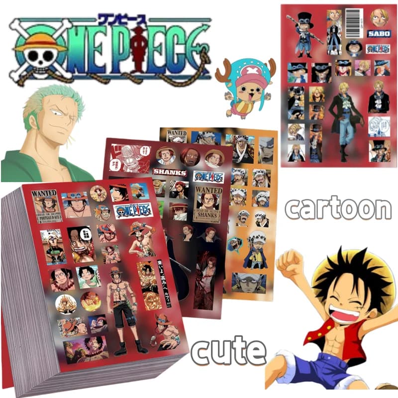 Adesivi One Piece Shanks, adesivi impermeabili di alta qualità, alla moda, personalizzati, per studenti, per agenda, con design accattivante.