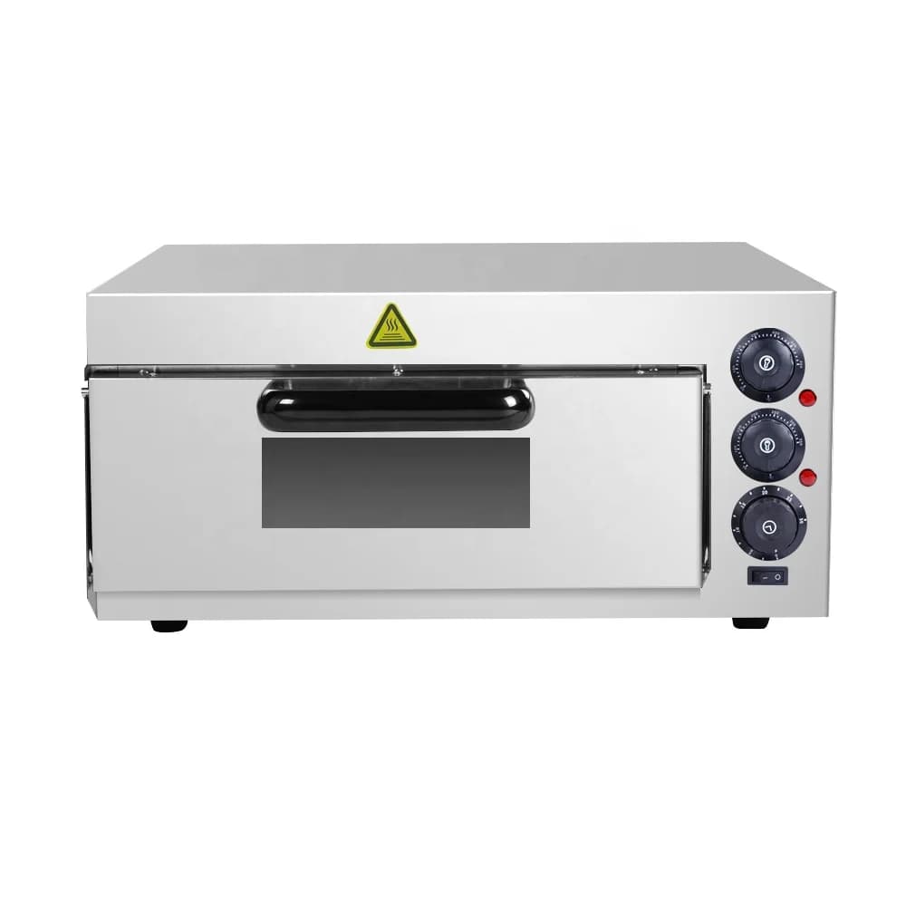 Stainless Steel 1 Layer Electric Pizza Oven with Buit-in Stone Bakery Pizza Machine