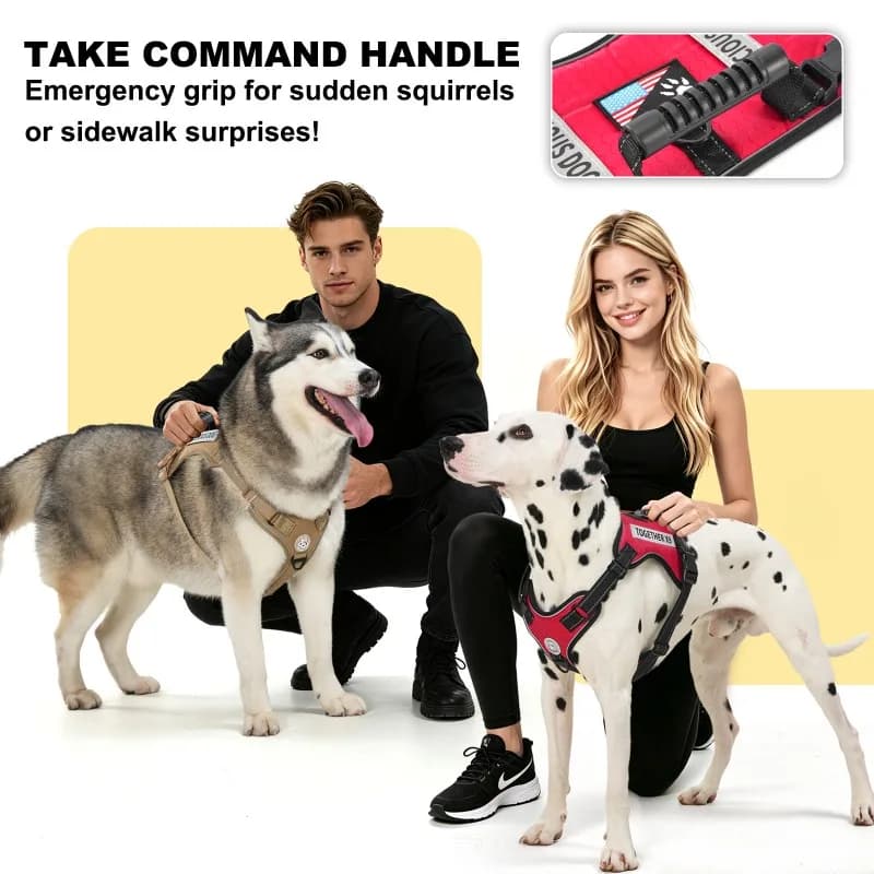 Dog harness Reflective Comfort Anti Pull Dog Vest Harness Adjustable Chest Harness Traction Rope For Pet Outdoor Walking Gear