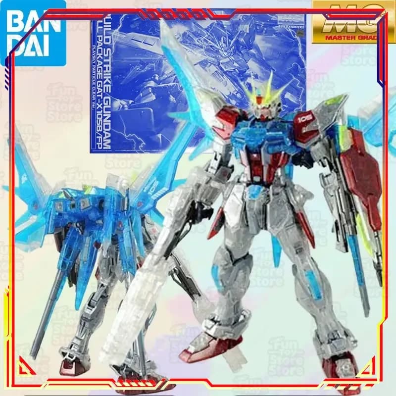 Bandai Gundam Build Strike Gundam MG 1/100 Model Kit Ufficiale Anime Action Figure Giocattolo da Assemblare Regalo da Collezione per Ragazzi