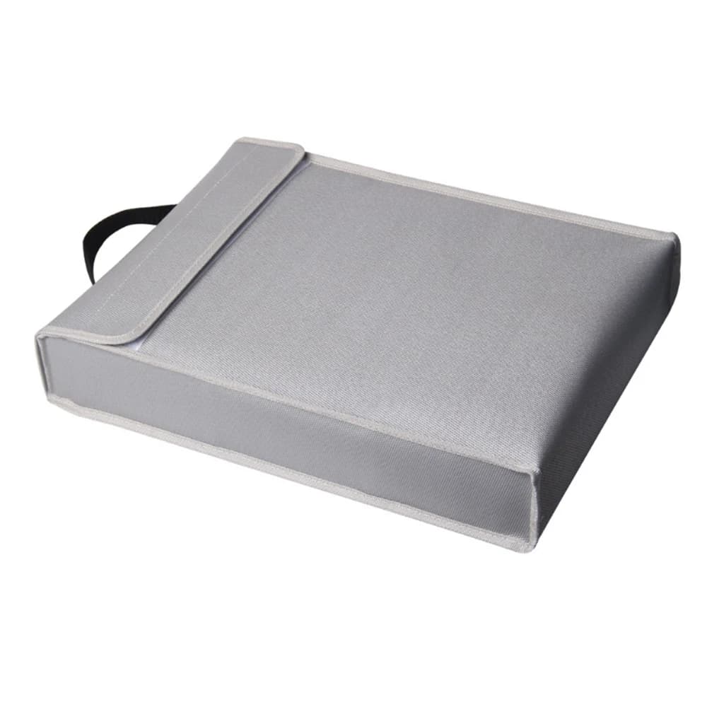 Borsa Portadocumenti Ignifuga Portatile, Custodia Sicura Resistente al Fuoco e all'Acqua, Cartella Portadocumenti per Laptop e Gioielli