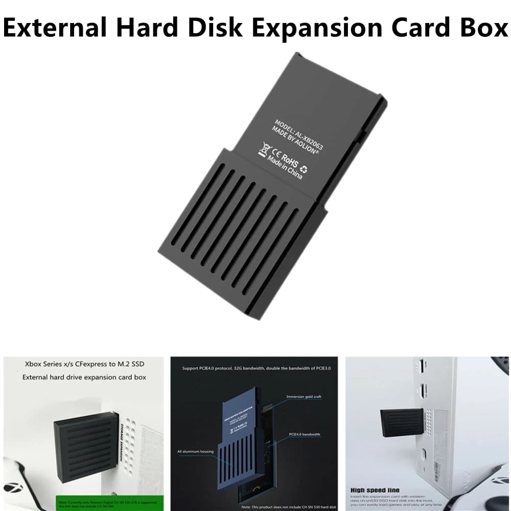 Scatola di conversione per Xbox Serie X/S SSD Adattatore Disco rigido M2 NVME 2230 PCIE4.0 Serie Scheda di espansione Scatola Accessori da gioco