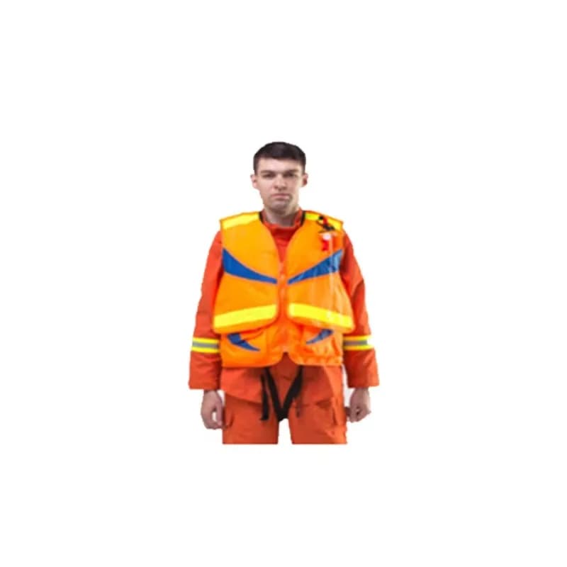 Adult Life Jacket Water Sport Safety Buoyancy Vest Orange Color Swimming Marine Surfing Kayak Life Vest