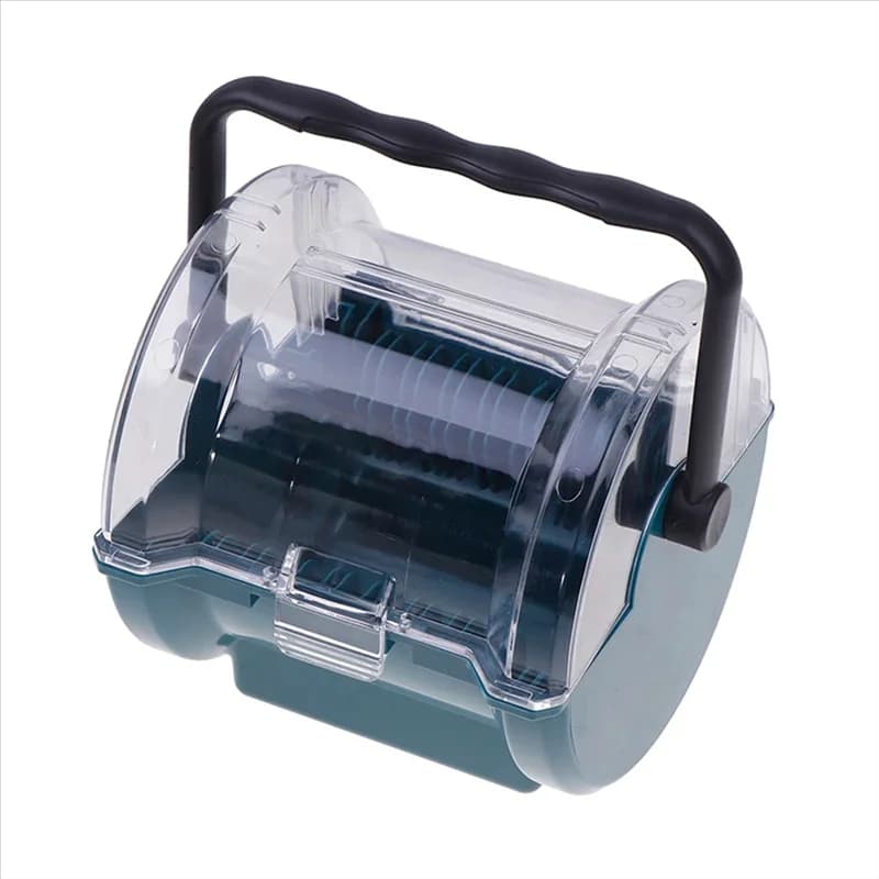 【Offerta flash!】Scatola portaoggetti per dischi da taglio Custodia in plastica portatile per utensili per smerigliatrice angolare Lame D-63862