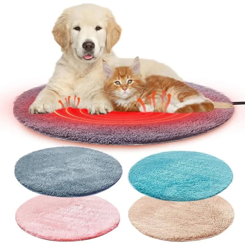 1pc 40 centimetri Pet Coperta Elettrica Riscaldamento Pad Cane Gatto Letto Zerbino Pet Cane Divano Cuscini Pet Spazio Letti Riscaldatore Prodotti Per Il Riscaldamento Per Animali Domestici