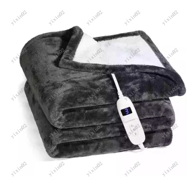 Coperta Elettrica Riscaldata in Flanella e Sherpa, 6 Impostazioni di Calore, Spegnimento Automatico 10 Ore, Lavabile in Lavatrice, Morbida e Calda