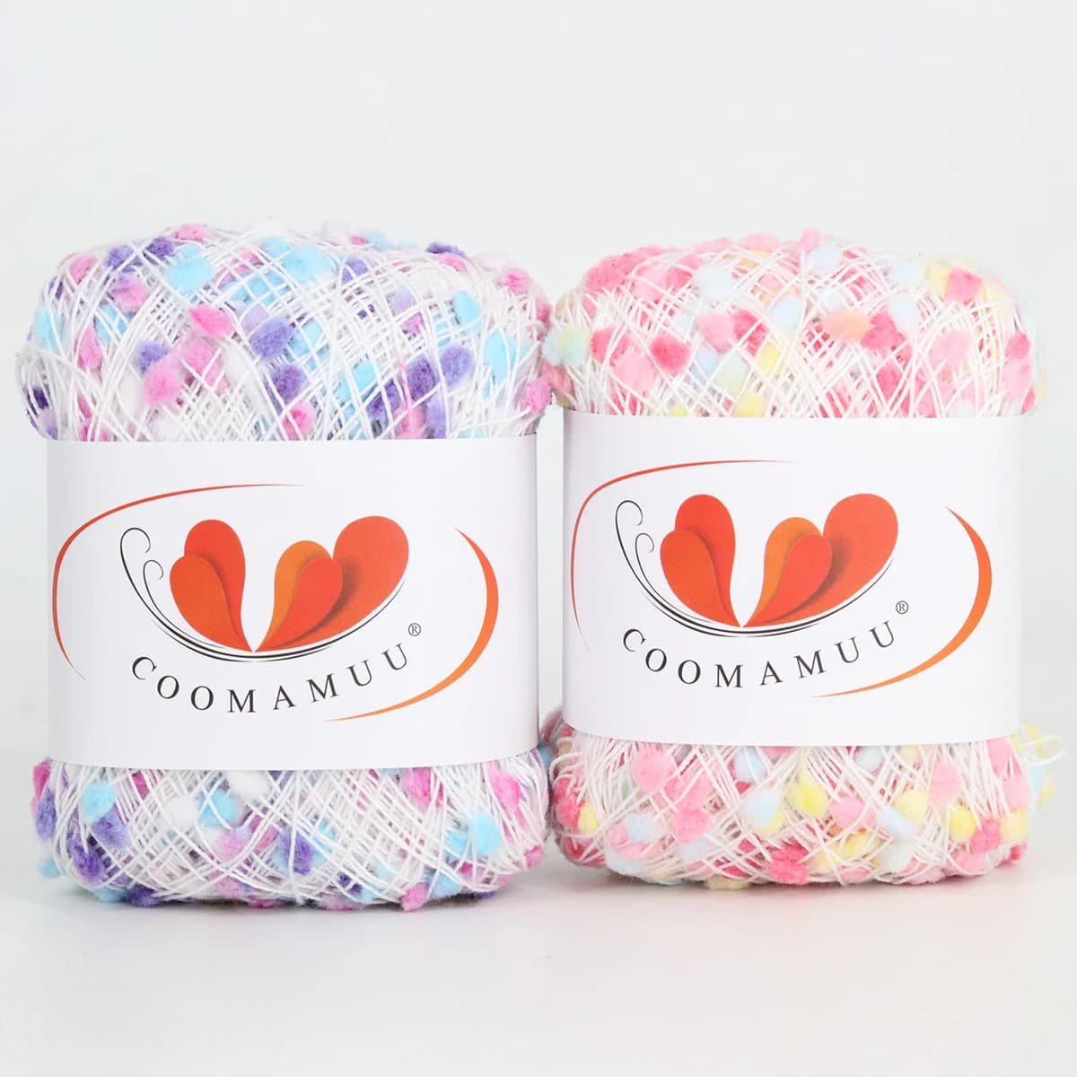 Filato di lana con pompon di fagioli da 50G per scarpe da cappello artigianali filo Partner di caramelle per abbigliamento sciarpa all'uncinetto