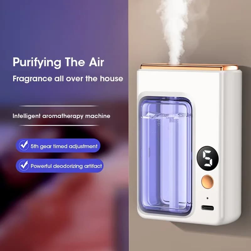 Automatic Fragrance Machine For House 40 ml Essential Oil Diffuser Nebulizer Perfume Machine For Kitchen And Toilet Deodorization