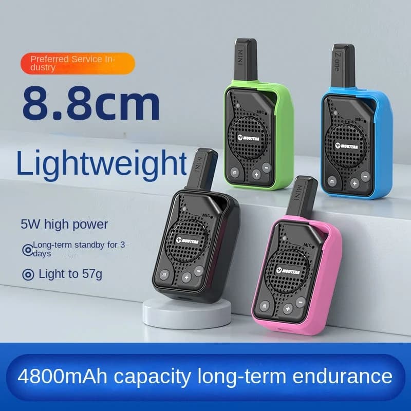Mini walkie talkie per uso civile, piccole macchine ad alta potenza e piccoli dispositivi per bambini