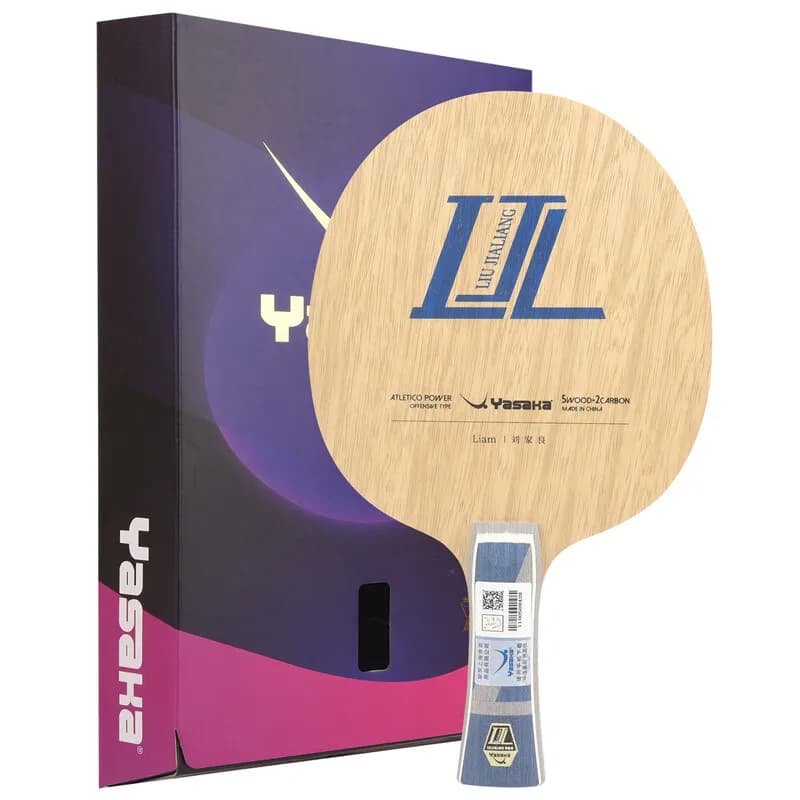 YASAKA Liu Jialiang Fang Carbon Fiber Table Tennis Racket with Built-in ALC Professional Arc Ring