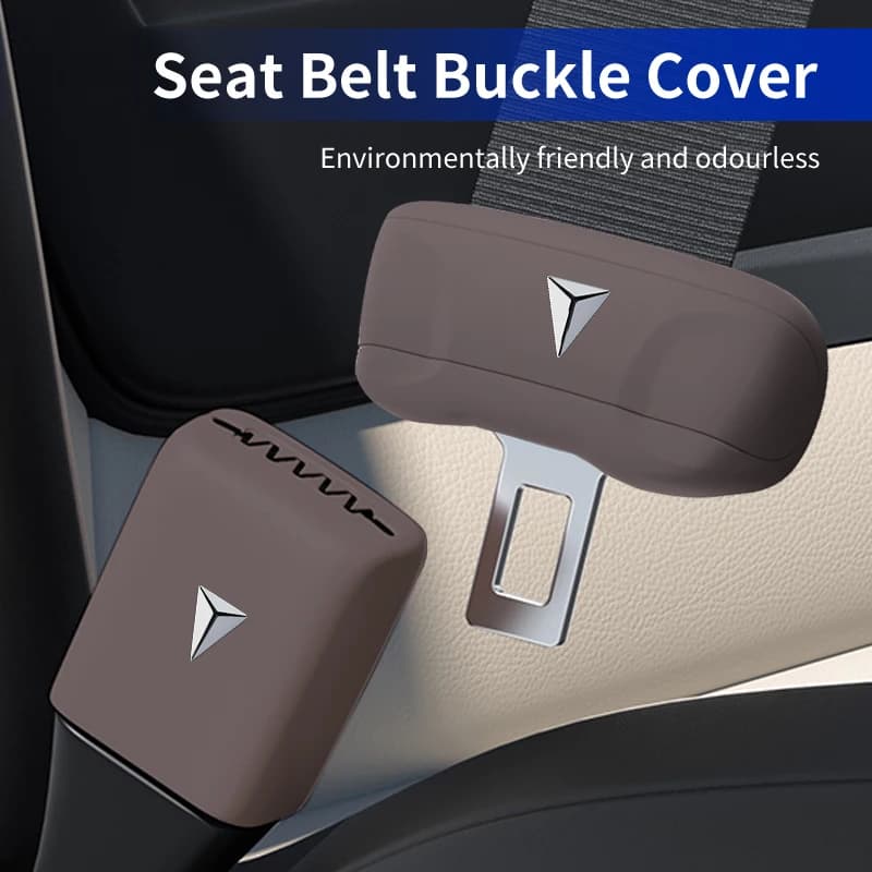Silicone Car Seat belt Buckle Protective Cover Interior Supplies car accessories Clip Cover Plug Clip Case For CASL