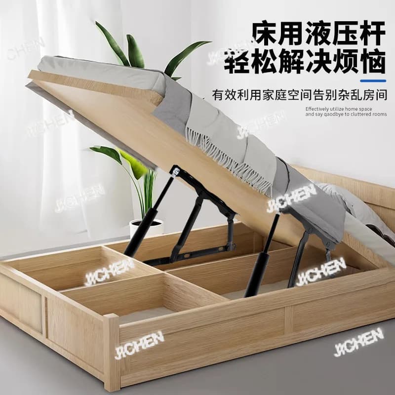 XZQW JC Telaio di supporto per asta idraulica per sollevamento letto, scatola per letto portaoggetti, pannello letto Tatami, supporto per asta d'aria, telaio in ferro