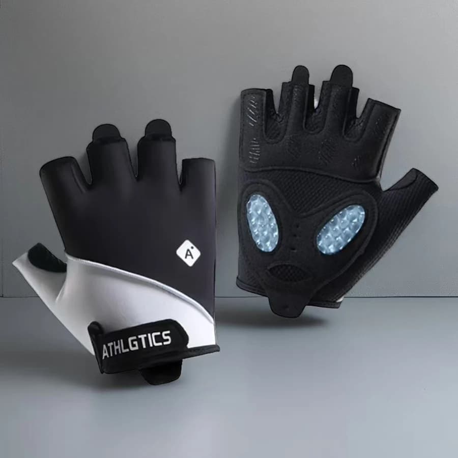 Fitness sports gloves half fingers for couples, thin yoga studio in iced silk, kettlebells, horizontal bars, non-slip, wear-resistant