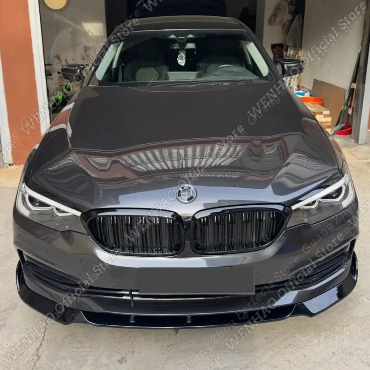 For BMW G30 G31 520d 530i 530e Non-M Sport 2017 2018 2019 2020 Pre-Lci Front Bumper Lip Splitters Diffuser Over Body Kit Tuning
