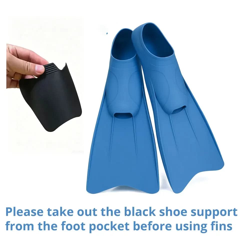 New Beginner TPR Swimming Fins Snorkeling Frogs Flexible Rubber Diving Swimming