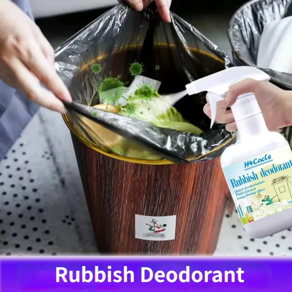 Deodorante per rifiuti Cucina Pattumiera Spazzatura domestica Deodorante per interni auto Spray Wc Rifiuti Odore Eliminazione Agente detergente
