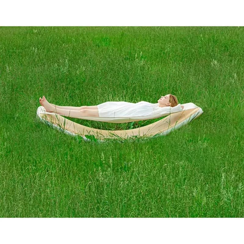 Amaca ad aria per interni ed esterni, ago antigoccia, tavola elastica gonfiabile, tappetino da yoga, letto da giorno