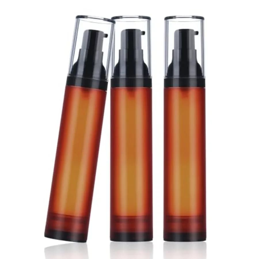 wn Airs Pump Bott, 1.7 oz Travel Bott Small Pump Bottle Dispenser Leakproof Cosmetic Containers Foundat Lot Sampoo 50ml 3 Piece