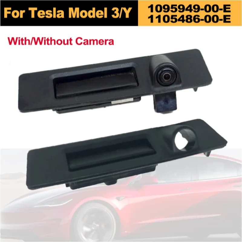 Maniglia del portellone posteriore (con/senza telecamera) per Tesla Model 3 2017-2023 e Model Y 2020-2025 - Ricambio 1095949-00-E 1105486-00-E