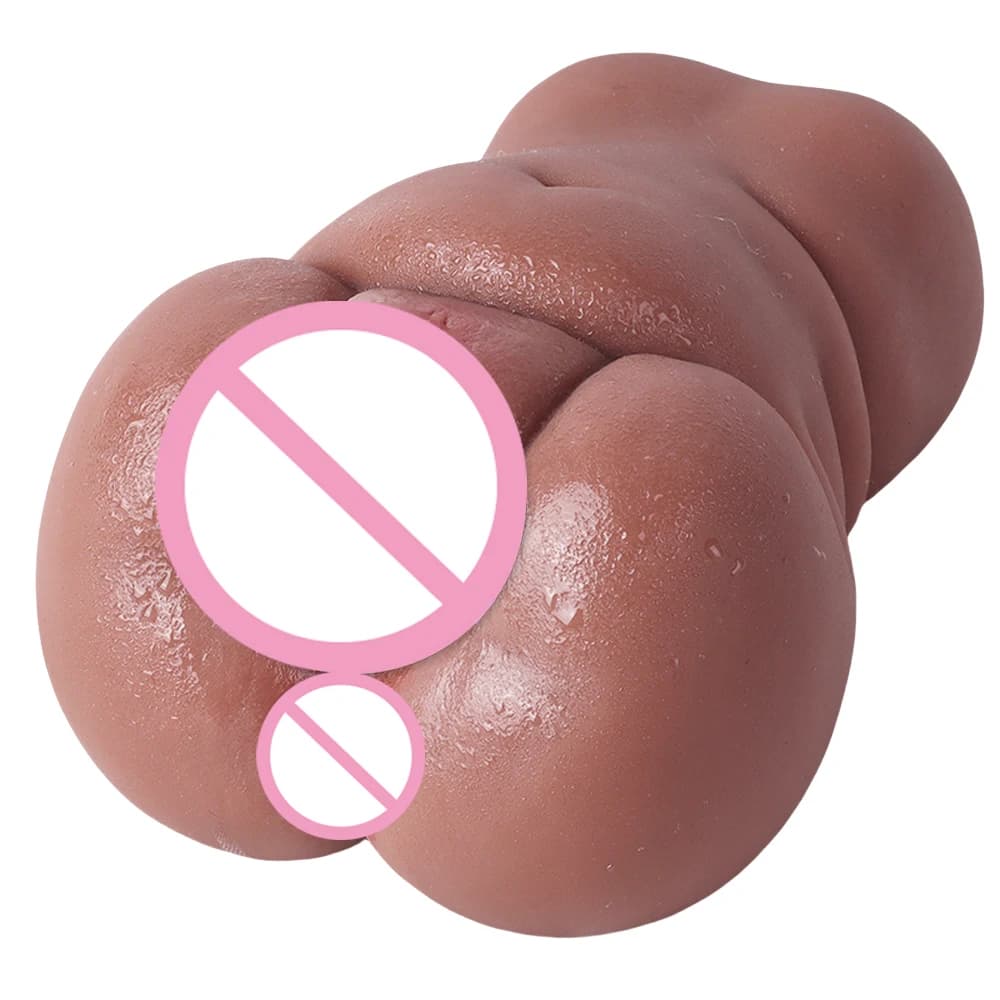Giocattoli Sessuali per Uomini, Vagina Realistica 3D e Ano Stretto, Masturbatore Maschile in Silicone