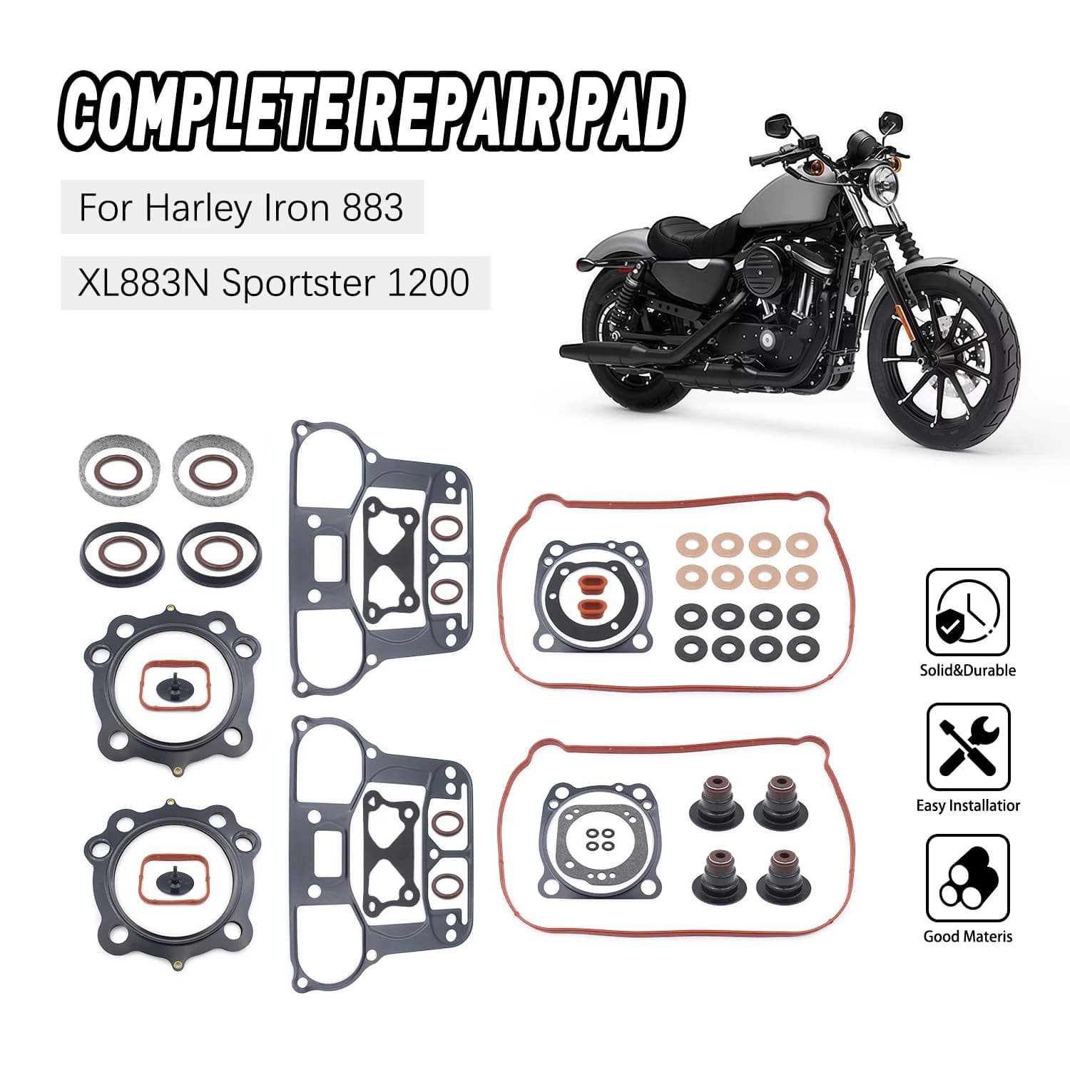 Kit Guarnizioni Coperchio Frizione Primaria Motore Moto Per Harley Davidson Sportster XL1200 2007-2020 1200 Roadster EFI XLR