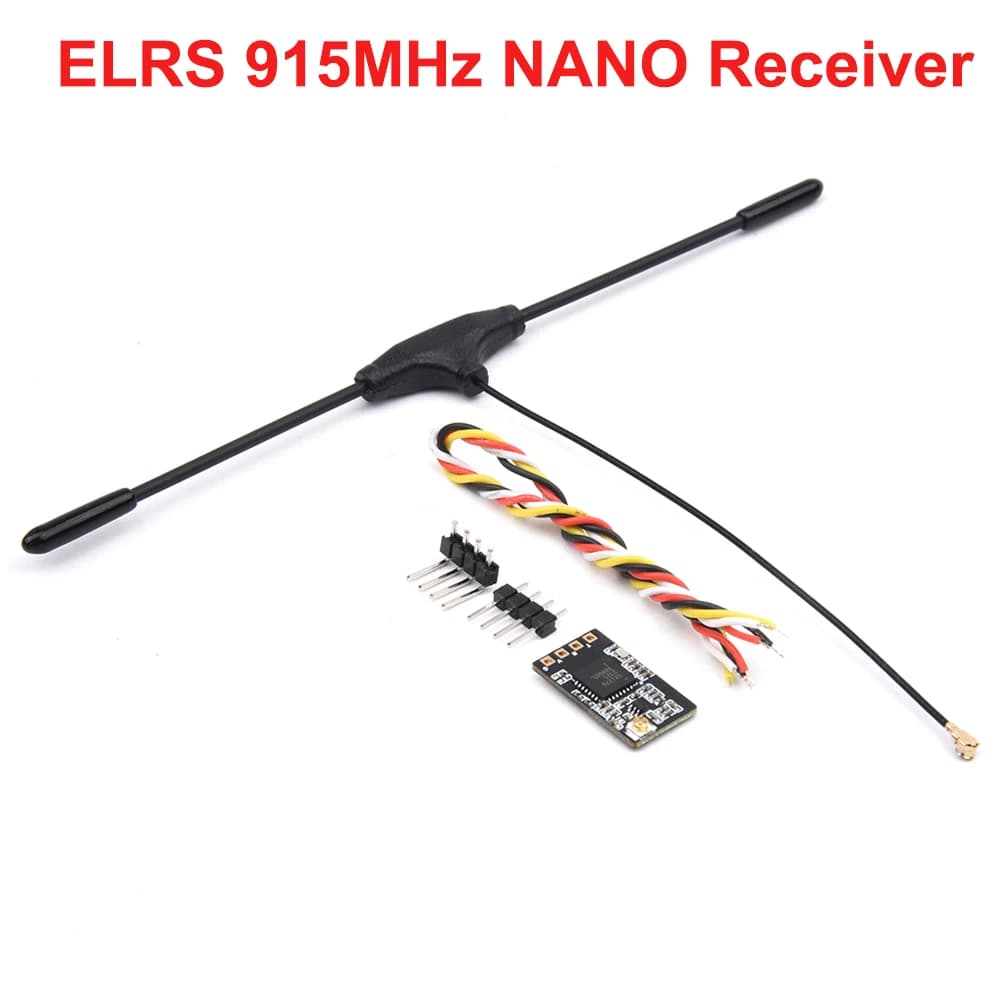 ELRS 915 ricevitore NANO expressrs 915MHz con supporto per Antenna di tipo T aggiornamento Wifi per parti di droni di traversatura RC FPV