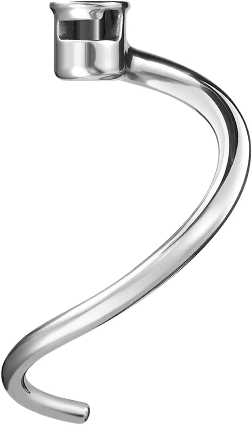 Gancio per impastare di ricambio per impastatrici con supporto per ciotola KitchenAid 7QT Gancio per impastare a spirale e in acciaio inossidabile
