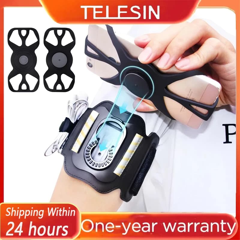 360 ° Rotatable Phone Holder For 4-7-inch Smartphones Running Bicycles Armband Phone Holder Wristband Bracke Cell Phone Stand