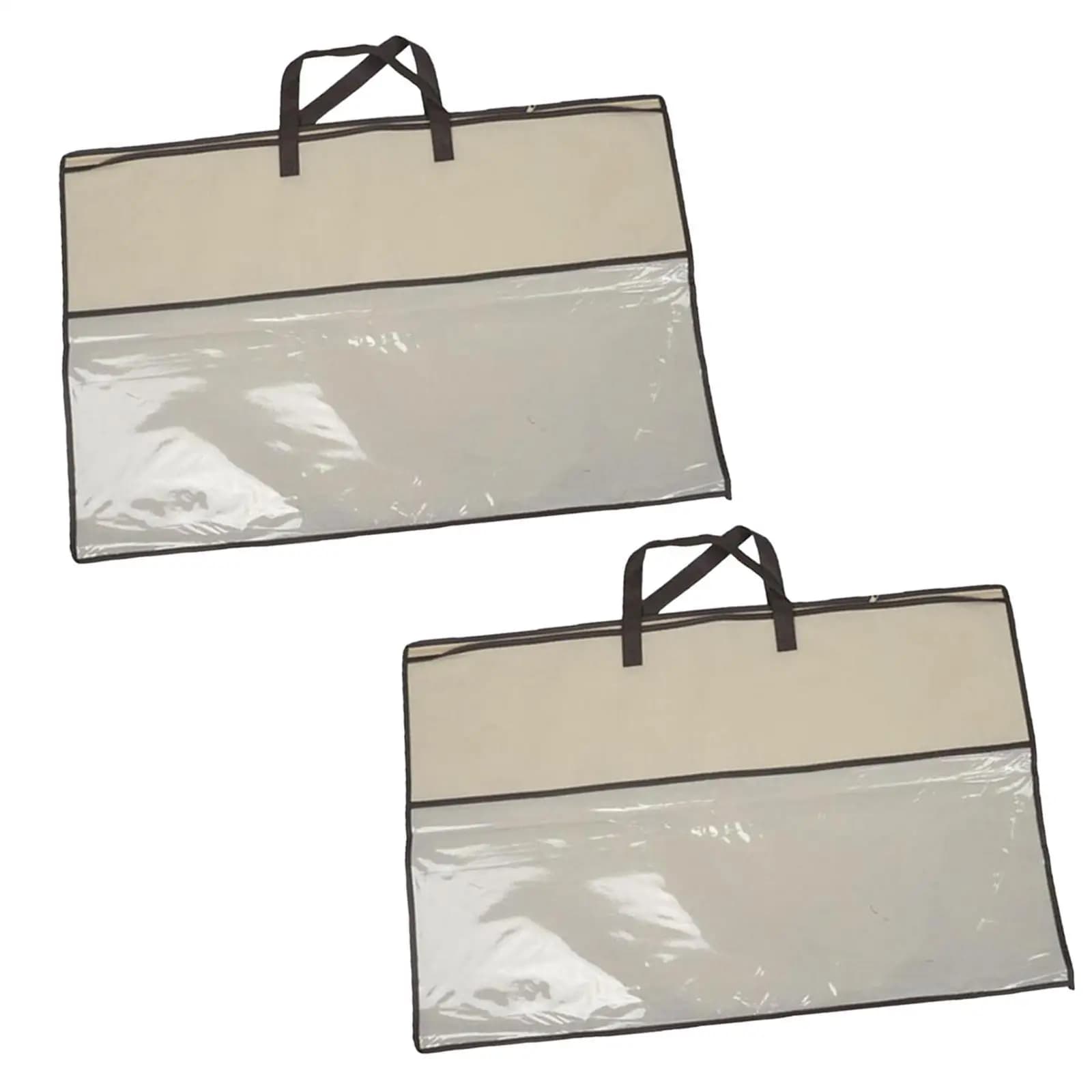 2x Borsa portaoggetti per cuscini, organizer da viaggio, contenitore multiuso per armadio, borsa portaoggetti per maglioni e vestiti