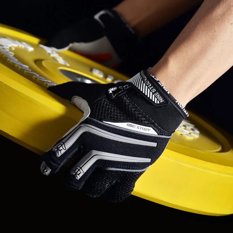 Gym Gloves for bodybuilding whole fingers Non-slip Fitness Gloves for weight lifting dumbbells Crossfit Gloves