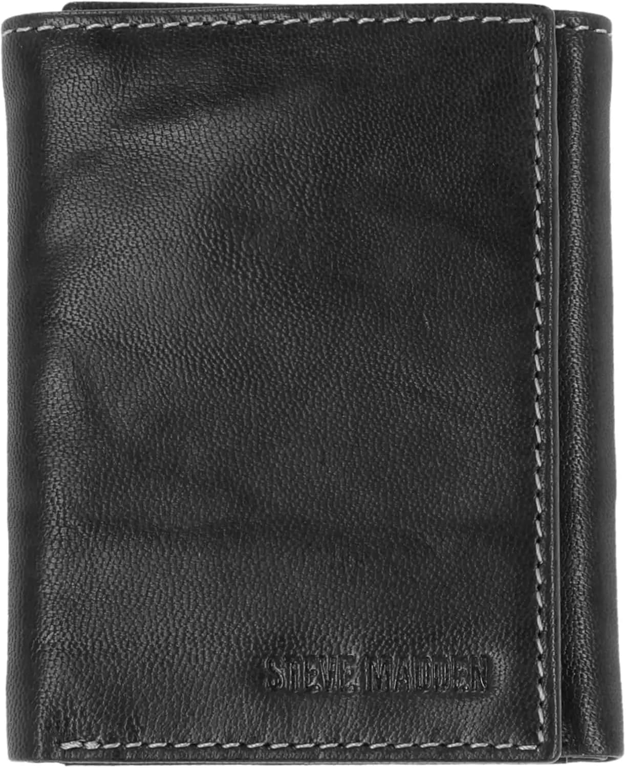 Portafoglio Trifold RFID da Uomo con Finestra per Documenti - Portafoglio in Pelle Sicuro ed Elegante per Uso Quotidiano