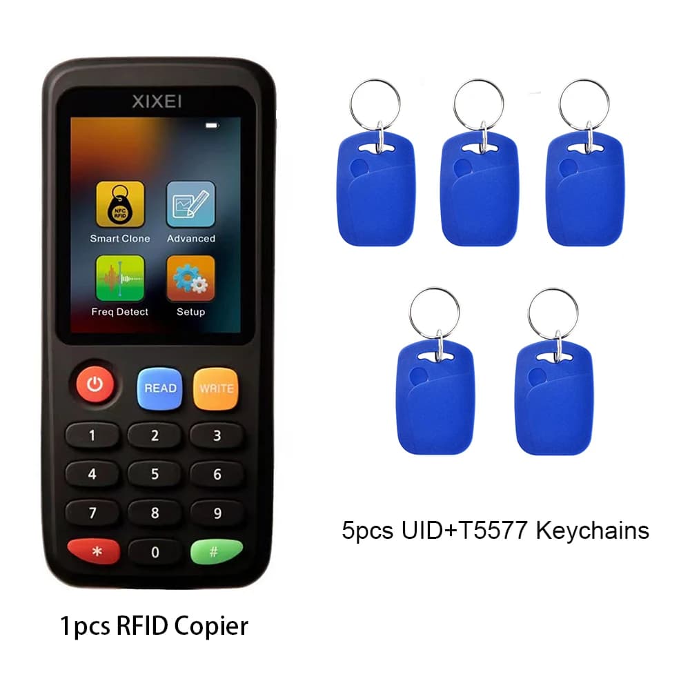Nuovo X7 NFC Decodificatore Duplicatore Lettore Scrittore 125KHz 13.56MHz Badge Clone Card Smart Card Chiave Macchina Copiatrice Clone Programmatore