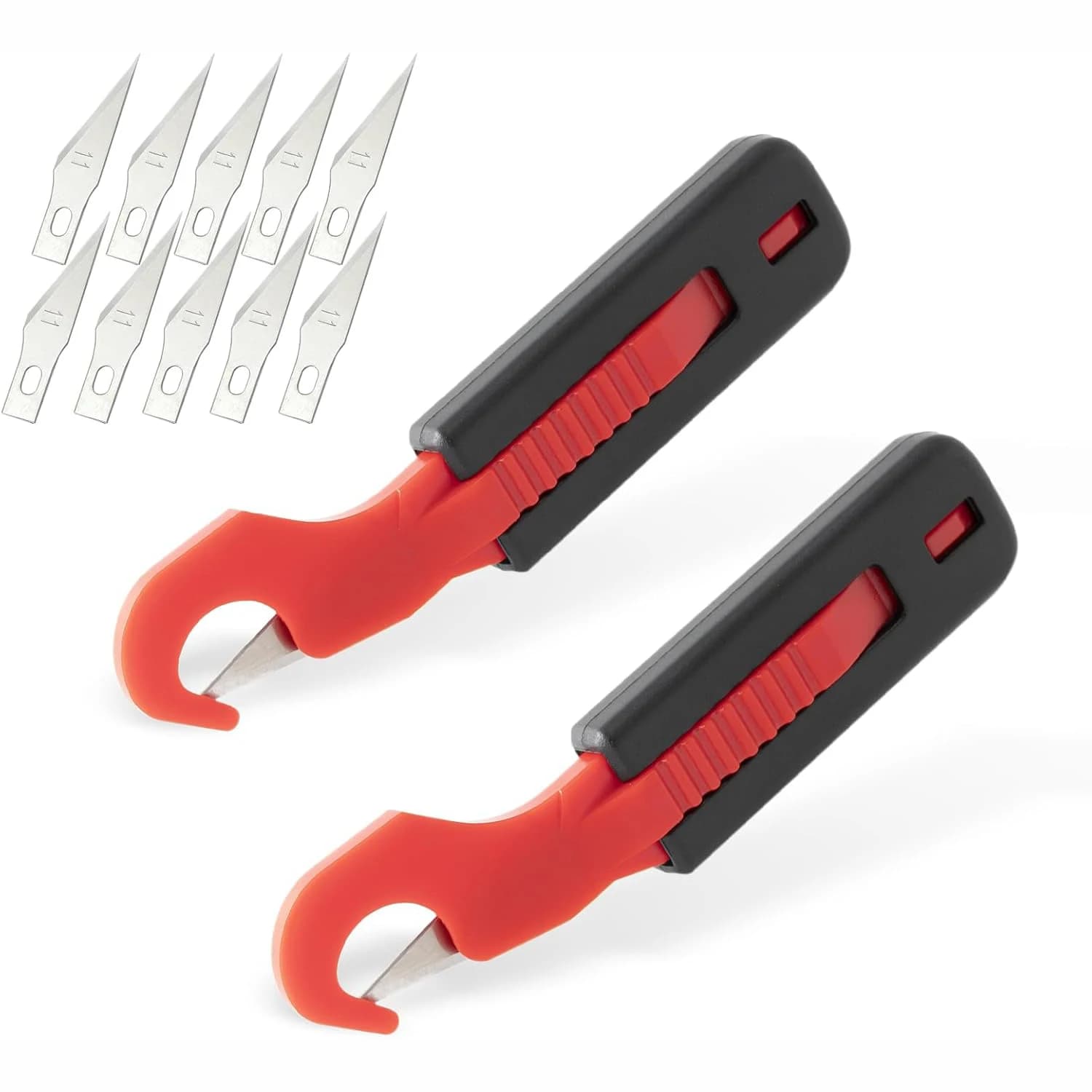 EHDIS 2pcs Safety Guard Cutter Knife lama per bisturi nascosta involucro in vinile pellicola per auto Craft Styling Cut Tools taglierina di precisione grafica