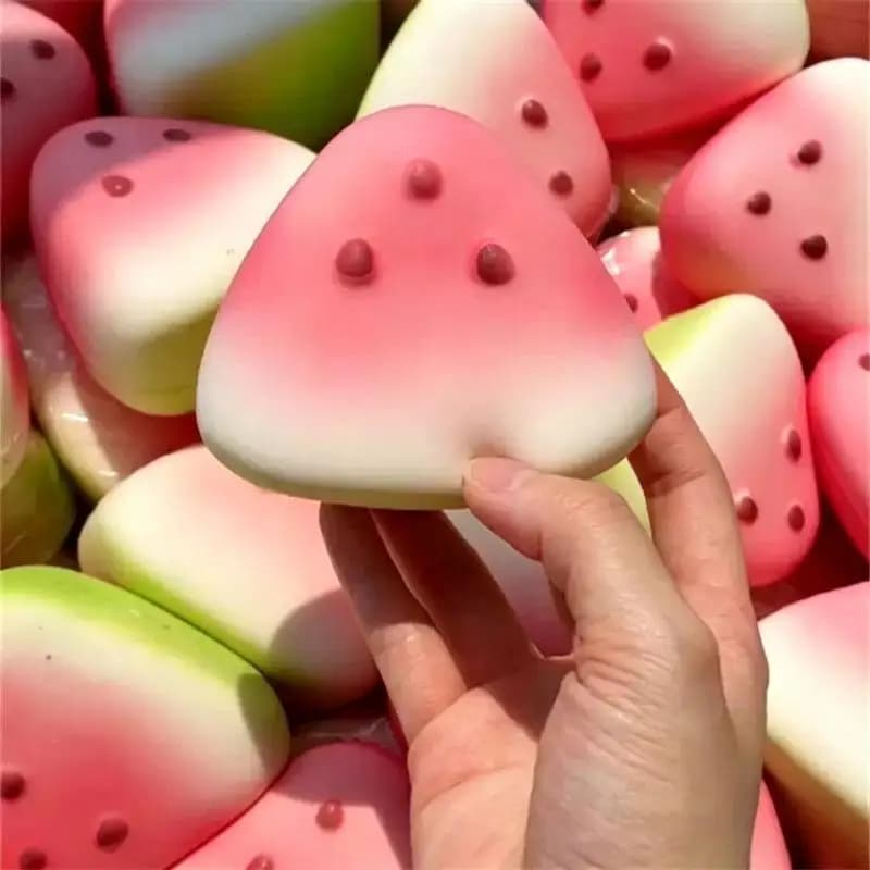 2026 New Watermelon Squishy Toy Slow Rising Fruit Squeeze Fidget Toy Anti-Stress Pressure Relief Funny Prop Gift For Kids Adults