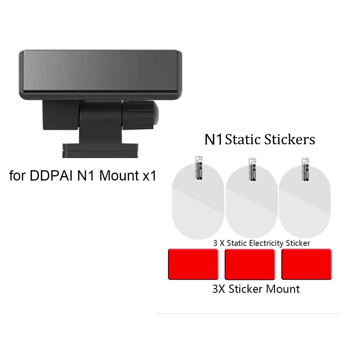 for DDPAI Dash Cam N1 Support for DDPAI N1 Dash Cam Smart Movies and Static Stickers