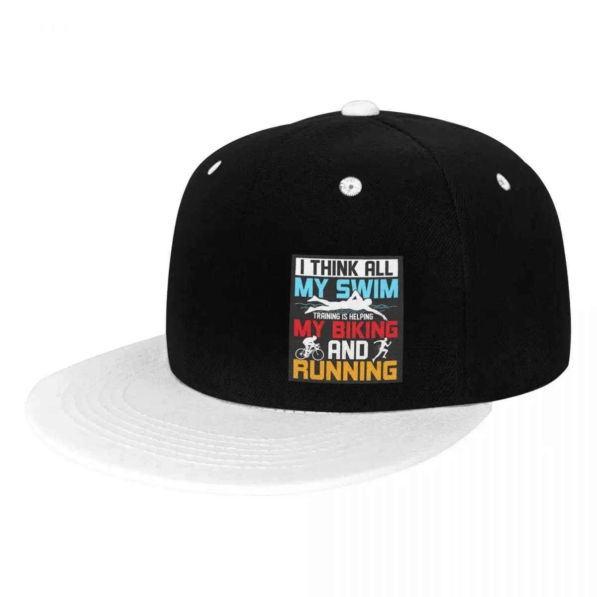 Adjustable Baseball Hats for Triathlon, Swimming, Cycling and Running, Unisex, Streetwear Style