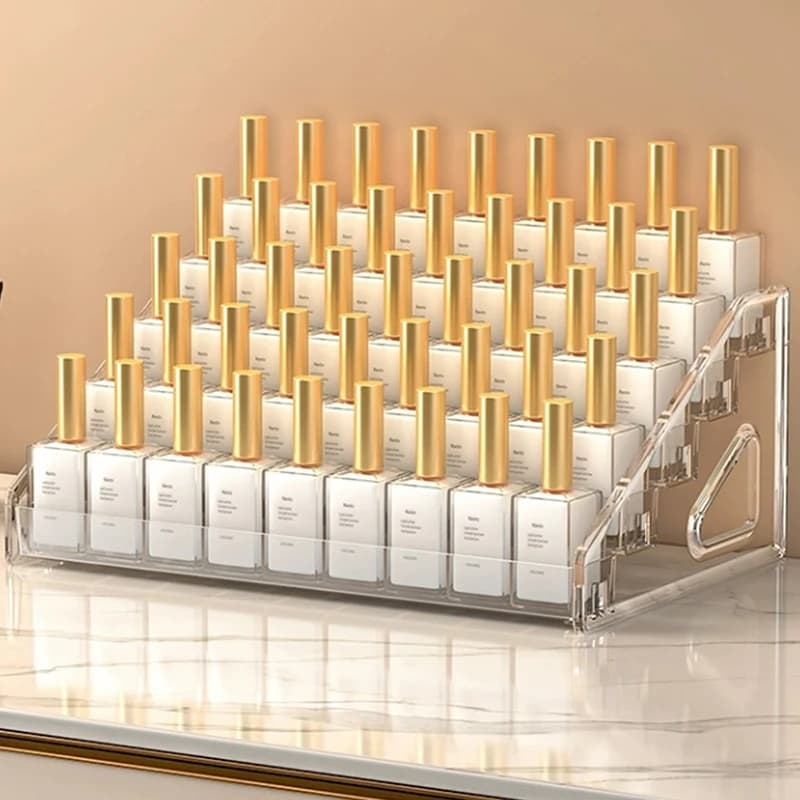 Espositore per cosmetici acrilici multistrato 3/4/5/6/7 per smalto e rossetto
