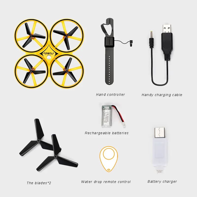 Upgrade mini drone RC drone Mini Quadcopter Induction Drone toy Smart Watch Remote Sensing Gesture UFO Somatosensory Noctilucent