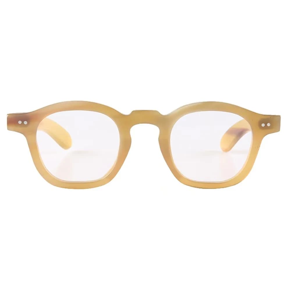 2025 Men's Sunglasses in Natural Dark Horn, Fashionable Glasses AL001